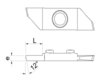 Abstechplatte 12° BP 844 R 1,5 BI40U